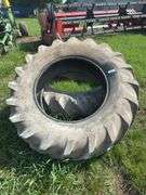Two Tractor Tires: Firestone 14-30 and B.F. Goodrich 15-38