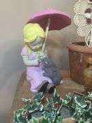 Eclectic Assortment: Figurine, Candle, Flower Pots, and More
