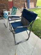 Two Outdoor Folding Chairs