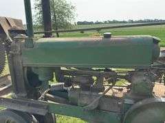John Deere Unstyled A with Buzz Saw attachment, 1938