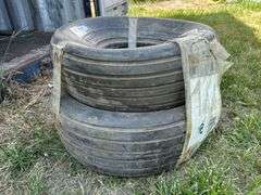 Pair of Firestone 9.5L-10 Rib Implement Tires