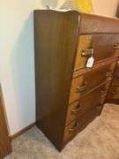 Art Deco Style Wooden Chest of Drawers-4