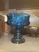 Group of Carnival Glass Bowls and Compotes
