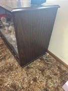 Console TV converted to Lighted Display Cabinet-NO CONTENTS