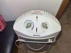 Storage Ottoman with Grab Bar and Holmes Heater