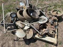 Assorted Farm Implement Parts