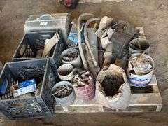 Assorted Metal Parts, Hardware, and Components