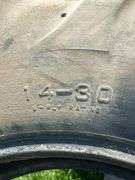 Two Tractor Tires: Firestone 14-30 and B.F. Goodrich 15-38