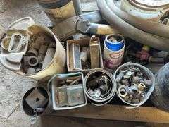 Mixed Hardware, Hoses, Fittings and Buckets