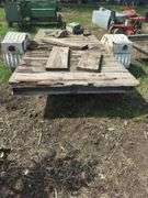 Flatbed Trailer with Components