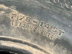Lot of 9 Tires and One Rim