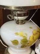 Vintage Style Table Lamp with Floral Design