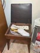 Storage Ottoman with Grab Bar and Holmes Heater
