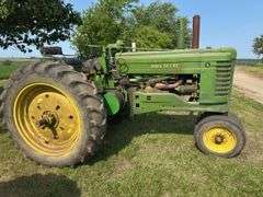 John Deere A with Power steering. 1951