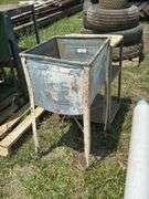 Vintage Style Speed Queen Wash Tub and 3 tier metal rolling cart