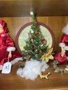 Collectible Holiday & Country Character Dolls and Miniature Christmas Display