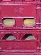 Lot of Coca-Cola and Knudsen Beverage Crates
