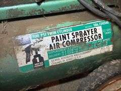 Sears 1 HP 12-Gallon Portable Air Compressor with Hose