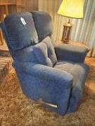 La-Z-Boy Blue Upholstered Rocker Recliner