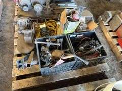 Assorted Tool and Equipment Lot - Motors, Hand Tools, and More