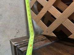 Lot of Three Plastic Diamond Lattice Panels