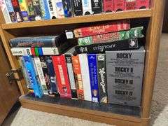 Large Lot of VHS Tapes - Various Titles