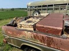 Dodge Truck Bed Trailer with Fuel Tank and Toolboxes, NO TITLE
