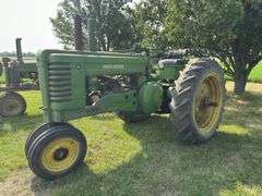 John Deere A with Power steering. 1951