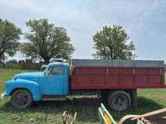 54-55 Chevrolet 6400 Series Truck with Red Bed, NO TITLE