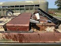 Dodge Truck Bed Trailer with Fuel Tank and Toolboxes, NO TITLE