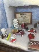 Dolls, Stuffed Animals and Miniatures-Contents ONLY Display Case NOT INCLUDED