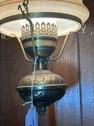 Hanging Floral Patterned Ceiling Light Fixture