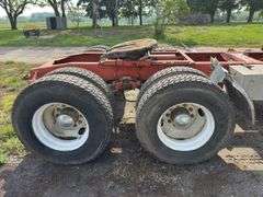White Freightliner Cabover Tractor Truck