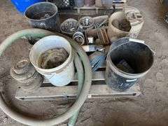 Mixed Hardware, Hoses, Fittings and Buckets