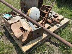 Assorted Metal Farm Parts and Components