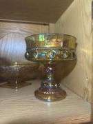Group of Carnival Glass Bowls and Compotes