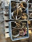 Assorted Bolts, Nuts, Jacks and Metal Parts