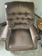 Brown Corduroy Recliner/Rocker