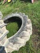 Two Tractor Tires: Firestone 14-30 and B.F. Goodrich 15-38
