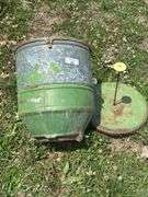 John Deere Galvanized Seed Planter Box