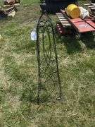 Wrought Iron Garden Obelisk