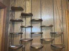 Wooden Wall Mounted Display Shelf