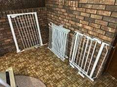 Assorted White Metal Baby Safety Gates