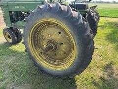 John Deere A with Power steering. 1951