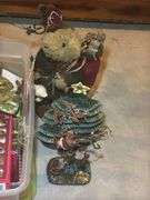 Mixed Lot of Holiday Decorations and Figurines