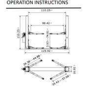 Two post Base plater Auto lift