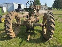 John Deere Unstyled A with Buzz Saw attachment, 1938