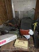 CONTENTS ONLY OF TRAILER-Assorted Household Items, Refrigerator, File Cabinets, and More