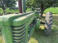 John Deere A with Power steering. 1951