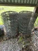 Lot of Rolled Fencing Wire, Partial rolls